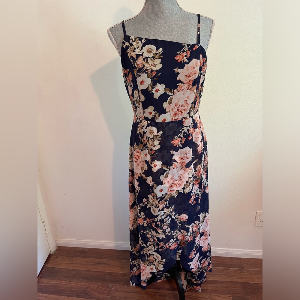 Lulu's Floral Maxi Dress